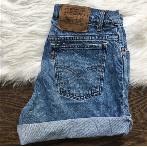 Levi's Pants - Levi’s Orange Tab 951 High Waist Denim Shorts